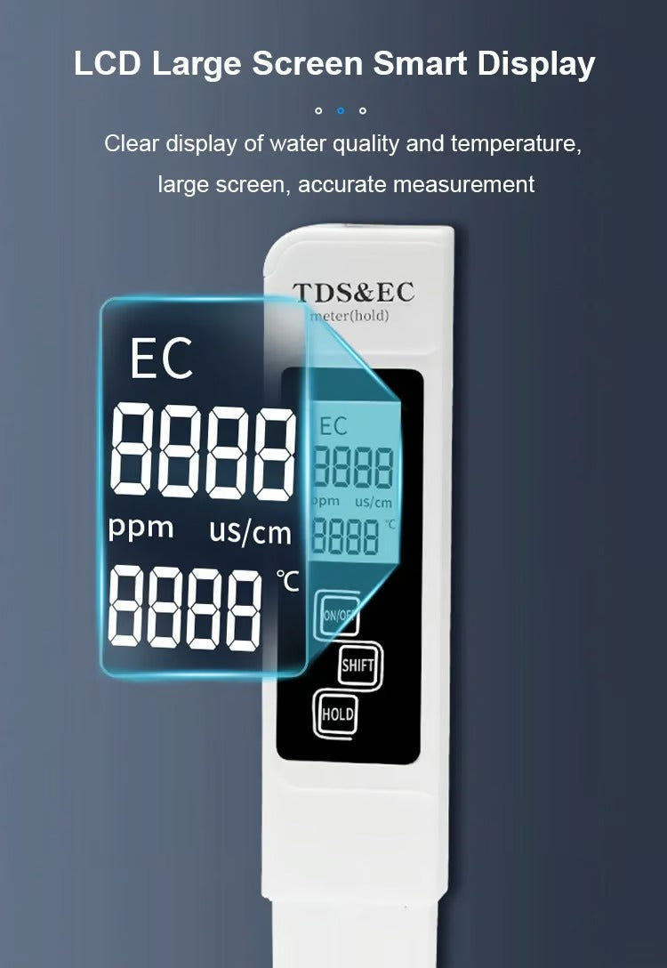 Tds Meter Water Purity Tester